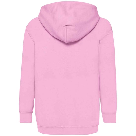 Fruit Of The Loom Kids Unisex Classic 80/20 Hoodie (Lichtroze) - Image 2