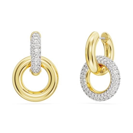 Swarovski 'Dextera' Dames Gouden Geplateerde Metalen Oorbellen - Goud 5668818 - Image 3