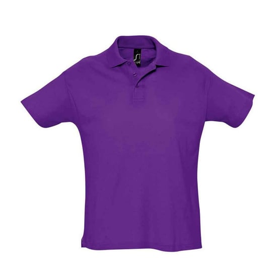 SOLS Heren Zomer II Poloshirt (Donkerpaars) - Image 1
