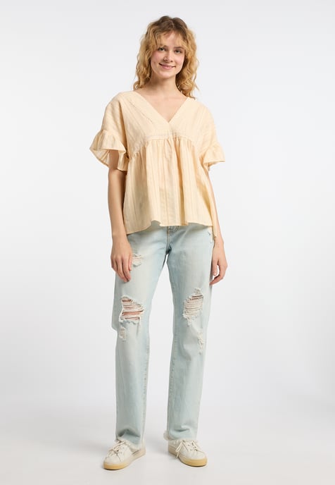 Dreimaster Tuniek Dames Beige crème - Image 2