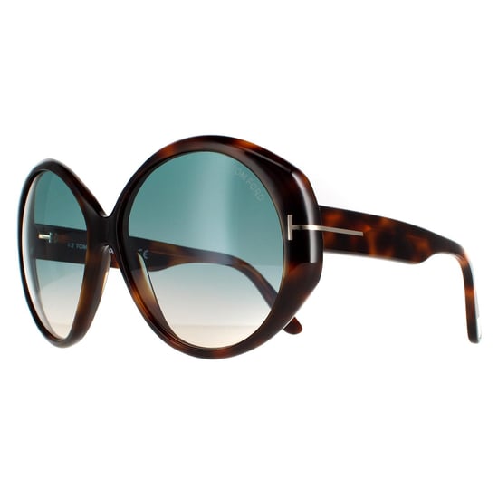 Tom Ford Butterfly Womens Blonde Havana Green Gradient FT0848 Terra Sunglasses