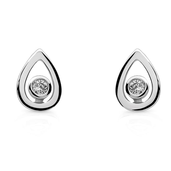 Orphelia 'Ellie' Dames 925 Sterling Zilveren Set: Ketting + Oorbellen - Zilver SET-7485 - Image 3