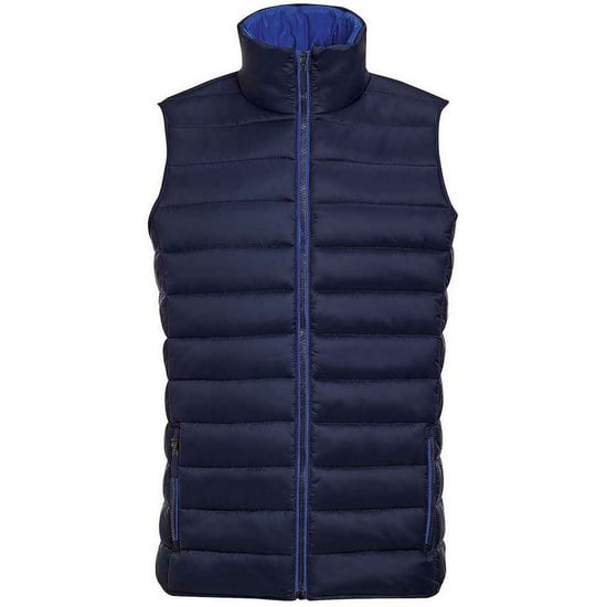 SOLS Heren Wave lichtgewicht bodywarmer (Marine) - Image 1