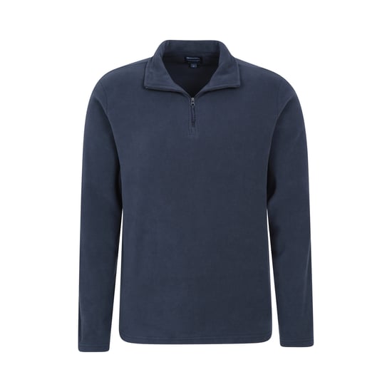 Mountain Warehouse Heren Camber II Half Zip Fleece Top (Marine) - Image 4