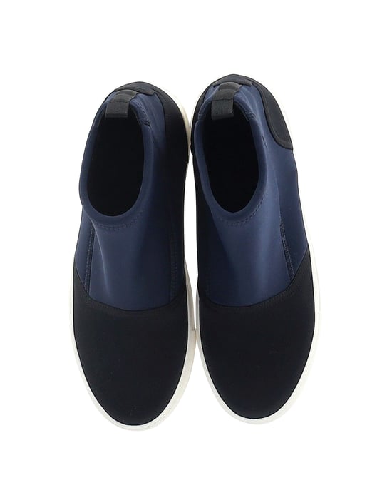 Marni Neoprene Sneaker Boots in Blue Neoprene - Image 4