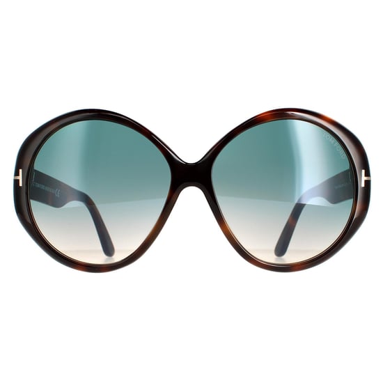 Tom Ford Butterfly Womens Blonde Havana Green Gradient FT0848 Terra Sunglasses