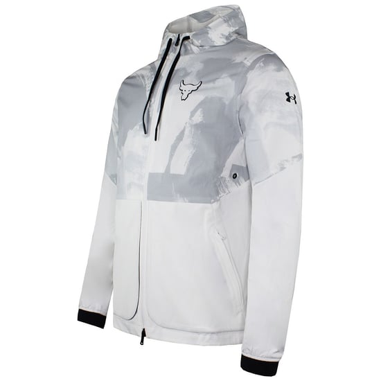 Under Armour Lange Mouw Zip Up Wit Heren Legacy Windjack 1362759 112 - Image 2