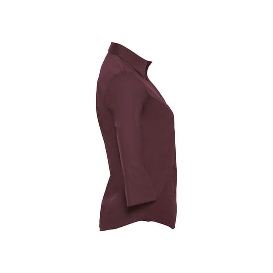 Russell Collection Dames/Dames Easy-Care 3/4 mouw Formeel Overhemd (Haven) - Image 3