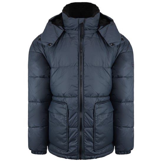 Hunter Intrepid Heren Navy Puffer Coat - Image 1