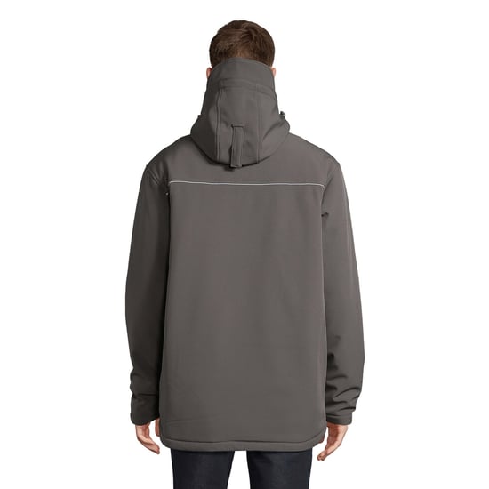 SOLS Heren Rock gewatteerd Soft Shell jack (Houtskool Grijs) - Image 2