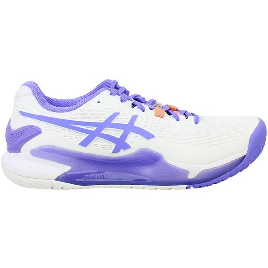 Asics Gel-Resolution 9 Womens White Tennis Shoes - Image 1