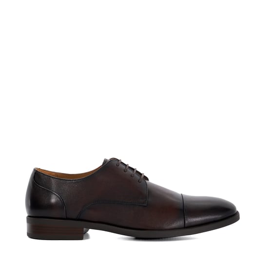 Dune Suffix Lederen Heren Bruine Veterschoenen - Image 2