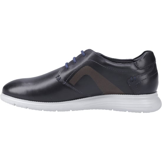Pod Aston Leer Heren Navy Veterschoenen - Image 4