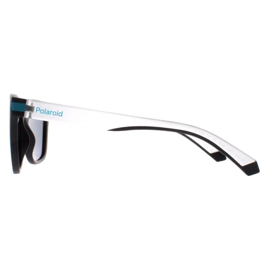 Polaroid Square Unisex Matte Black Blue Blue Mirror Polarized PLD 2138/S