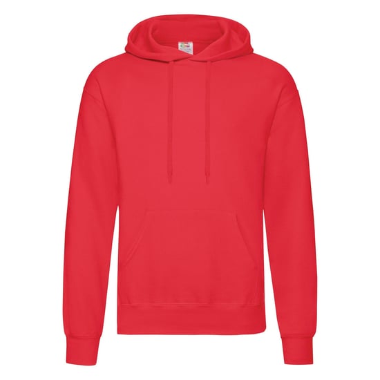 Fruit Of The Loom Unisex Volwassenen Klassiek Sweatshirt met capuchon (Rood) - Image 1