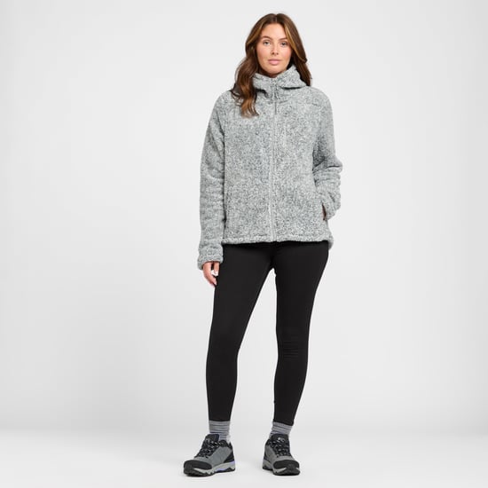 Peter Storm Women's Theory Full-Zip Super Soft & Warm Borg Fleece Jacket with Hood