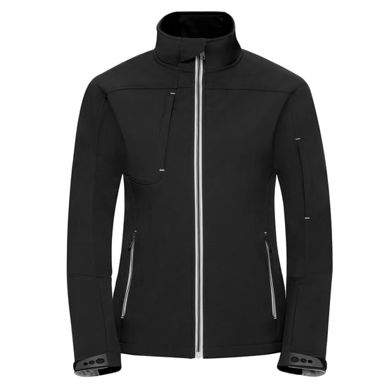 Russell Womens/Ladies Bionic Soft Shell Jacket (Black)