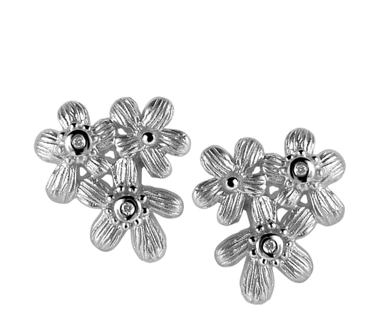 Orphelia Women's 925 Sterling Silver Set: Chain-Pendant + Earrings - Silver SET-6026