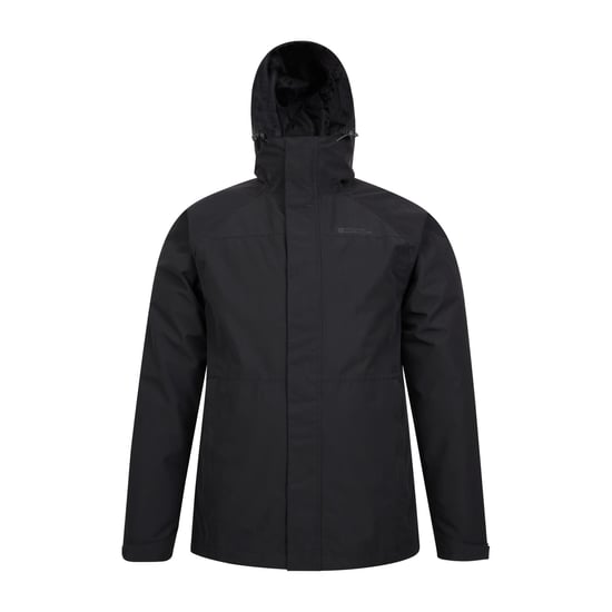 Mountain Warehouse Heren Alaskan 3 In 1 Waterdichte Jas (Zwart) - Image 1