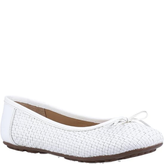 Hush Puppies Dames/Dames Ballerina Leren Pompen (Wit) - Image 1