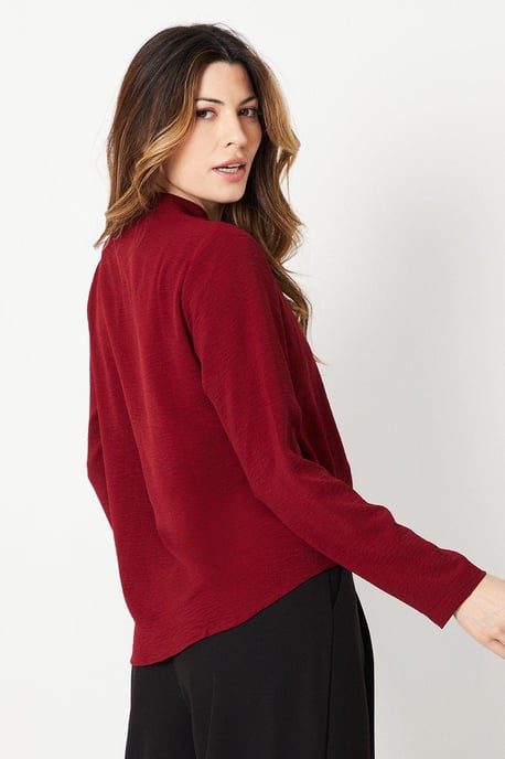 Long Sleeve Wrap Top - Image 3