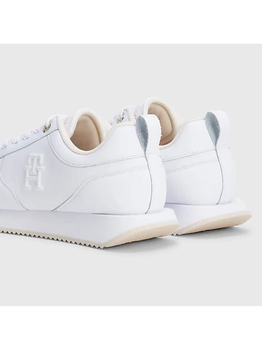 Tommy Hilfiger Sneakers Casual Leren Runner Wit - Image 4