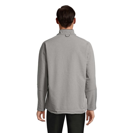 SOLS Heren Relax Soft Shell Jas (Grijze Melange) - Image 2