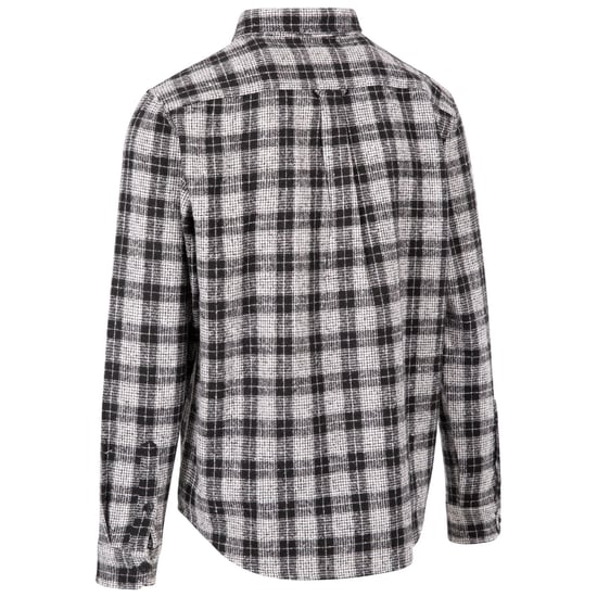 Trespass Mens Portlaw Checked Shirt (Black/White)