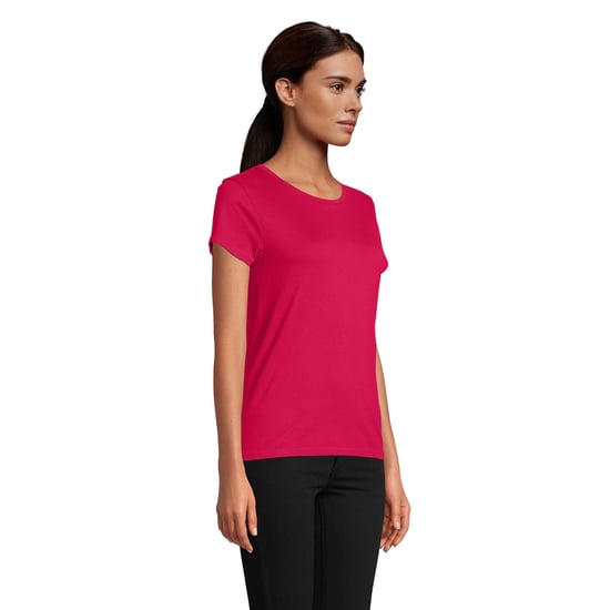SOLS Dames/Dames Pioneer T-Shirt (Fuchsia) - Image 3