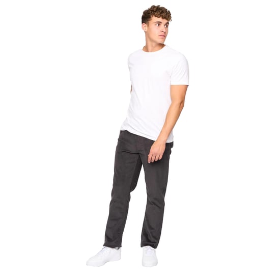Crosshatch Heren Cordout Losse Broek (Antraciet) - Image 3