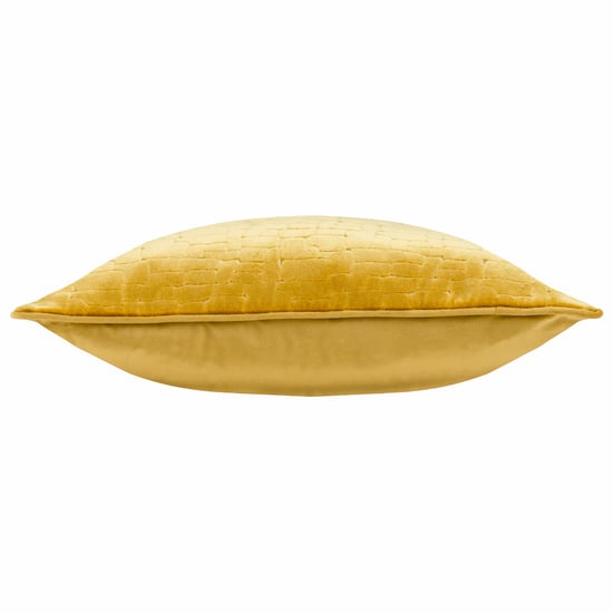 Paoletti Bloomsbury Cut Velvet Piped Polyester Filled Cushion