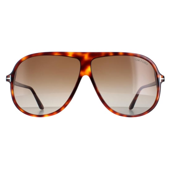 Tom Ford Shield Unisex Havana Brown Gradient Spencer 02 FT0998