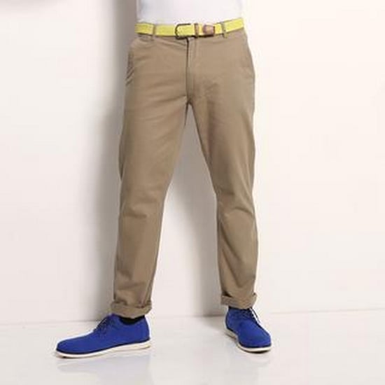 Asquith & Fox Heren Klassieke Casual Chinos/Trousels (Khaki) - Image 2