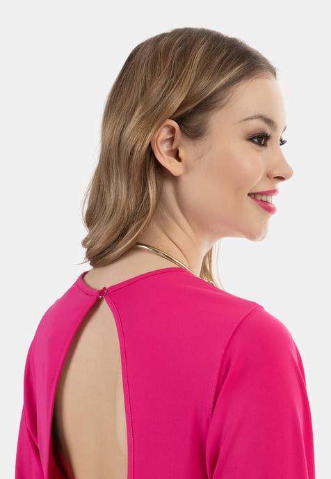 faina backless shirt