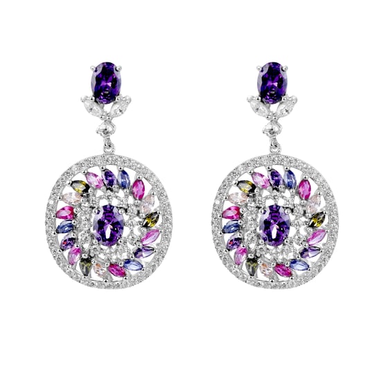 Orphelia 'Enya' Dames 925 Sterling Zilveren Set: Oorbellen + Ring - Zilver SET-7428 - Image 3