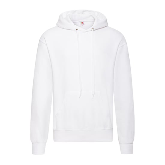 Fruit of the Loom Lichtgewicht uniseks Adult Polycotton Hoodie (Wit) - Image 1