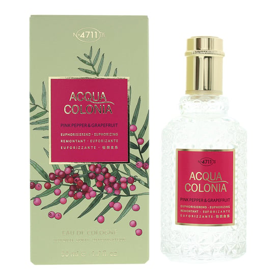 4711 Acqua Colonia Roze Peper & Grapefruit Eau De Cologne 50ml - Image 1