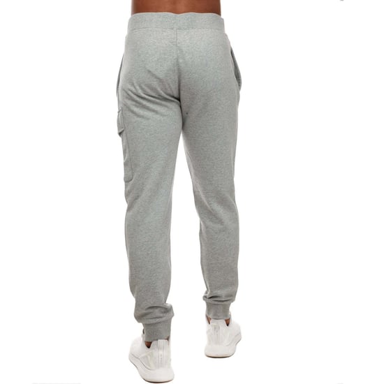 Men's C.P. Company Diagonal Raised Fleece Cargo Sweatpants in Grey