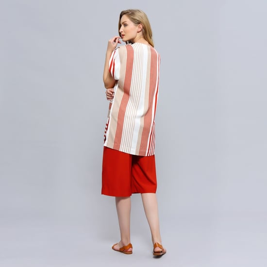 Long Stripe Print Game Top - Image 4
