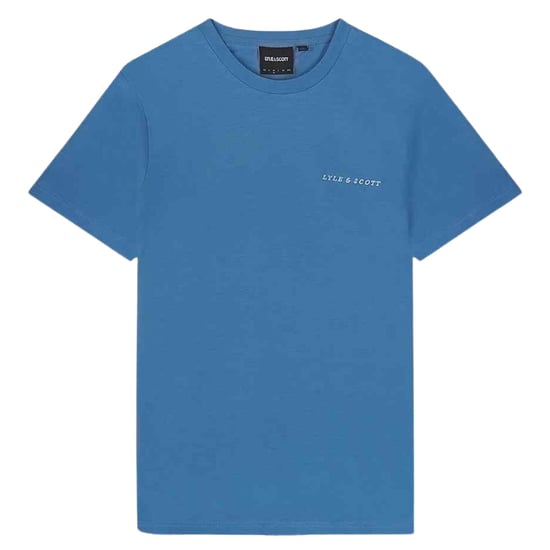 Lyle Scott geborduurd logo Riveria blauw T-shirt - Image 1