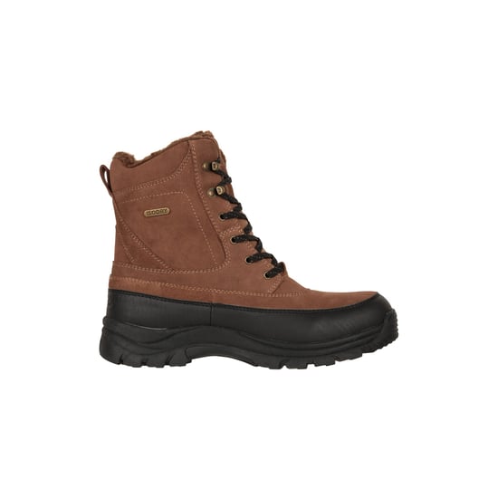 Mountain Warehouse Heren Stowe Leder Waterdichte Thermische Sneeuwlaarzen (Bruin) - Image 1