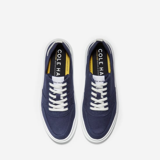 Cole Haan Grandpro Rally CA Cotton Blend Dames Marineblauw / Optic Wit Trainers - Image 6