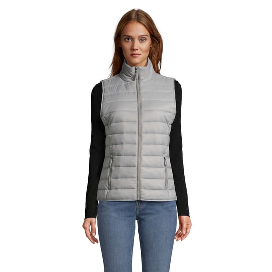 SOLS Dames/Dames Wave Lichtgewicht Bodywarmer (Metaalgrijs) - Image 1
