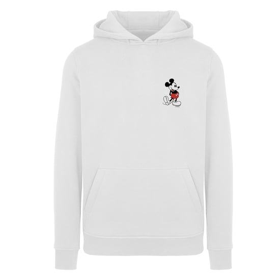 Disney Jongens Mickey Mouse Kickin Retro Borst Hoodie (Wit) - Image 1