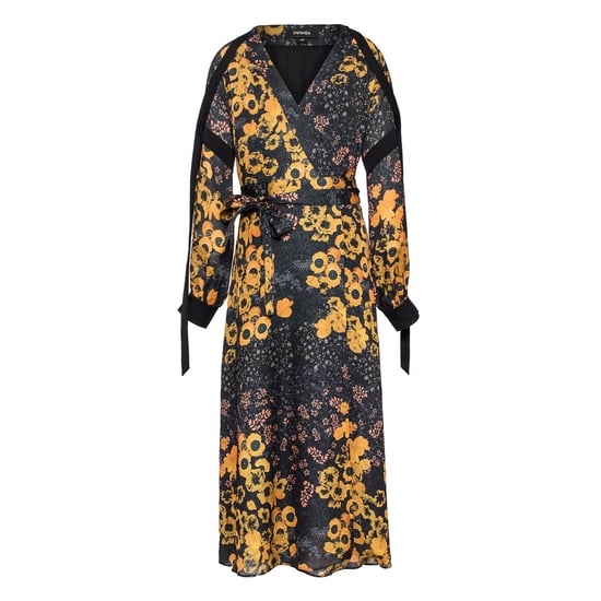 Bloemenprint wrap midi -jurk - Image 5