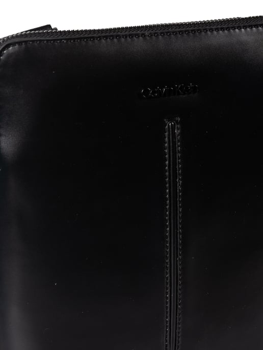 Calvin Klein Satchel Median Flatpack Men's Black