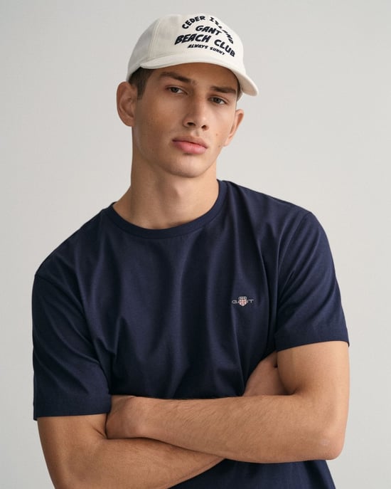 GANT Mens Regular Fit Short Sleeve Shield Logo T-Shirt - Image 3