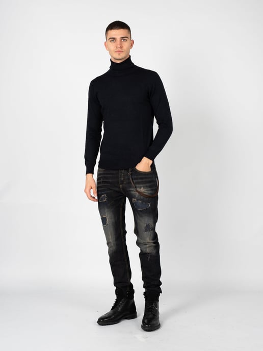 Xagon Man stoppen Turtleneck Mannen blauw - Image 5