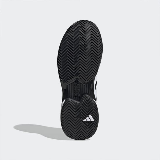 Men's adidas Courtjam Control Tennis Shoes in Black - Image 4