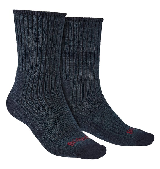 Bridgedale - Heren Wandeling Middelgewicht Merino Wol Sokken - Marineblauw - Image 1